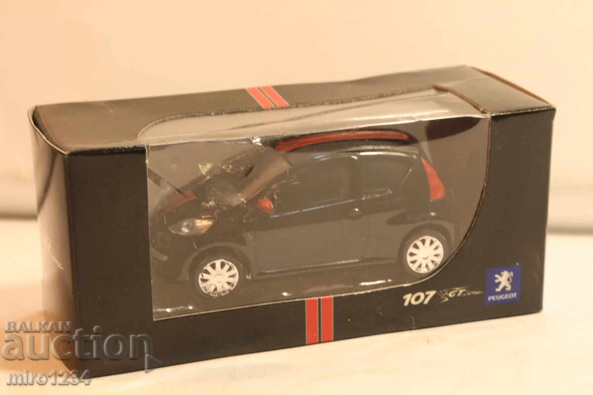 Licitație MAȘINUȚĂ JUCĂRIE MODEL NOREV PEUGEOT 107 1/64 Licitație MAȘINUȚĂ JUCĂRIE MODEL NOREV PEUGEOT 107 1/64