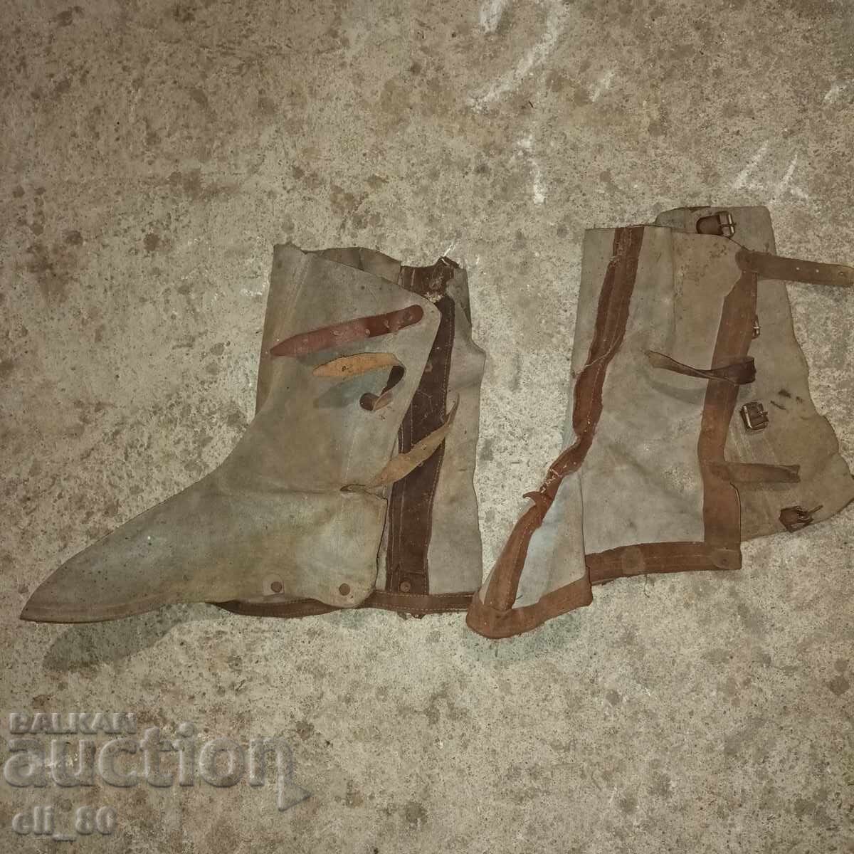 Аукцион гети от естествена кожа за работа с електрожен Аукцион гети от естествена кожа за работа с електрожен