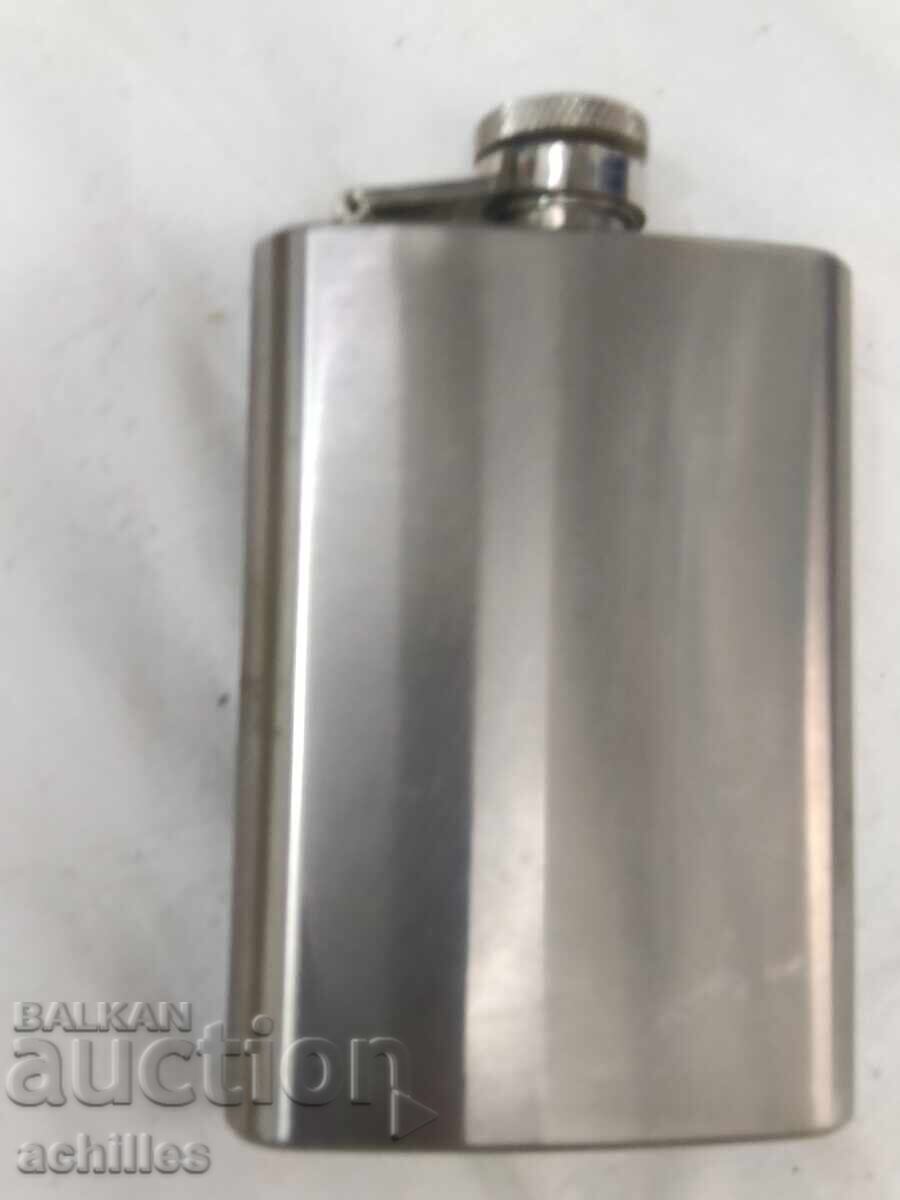 Sticla metalica de alcool