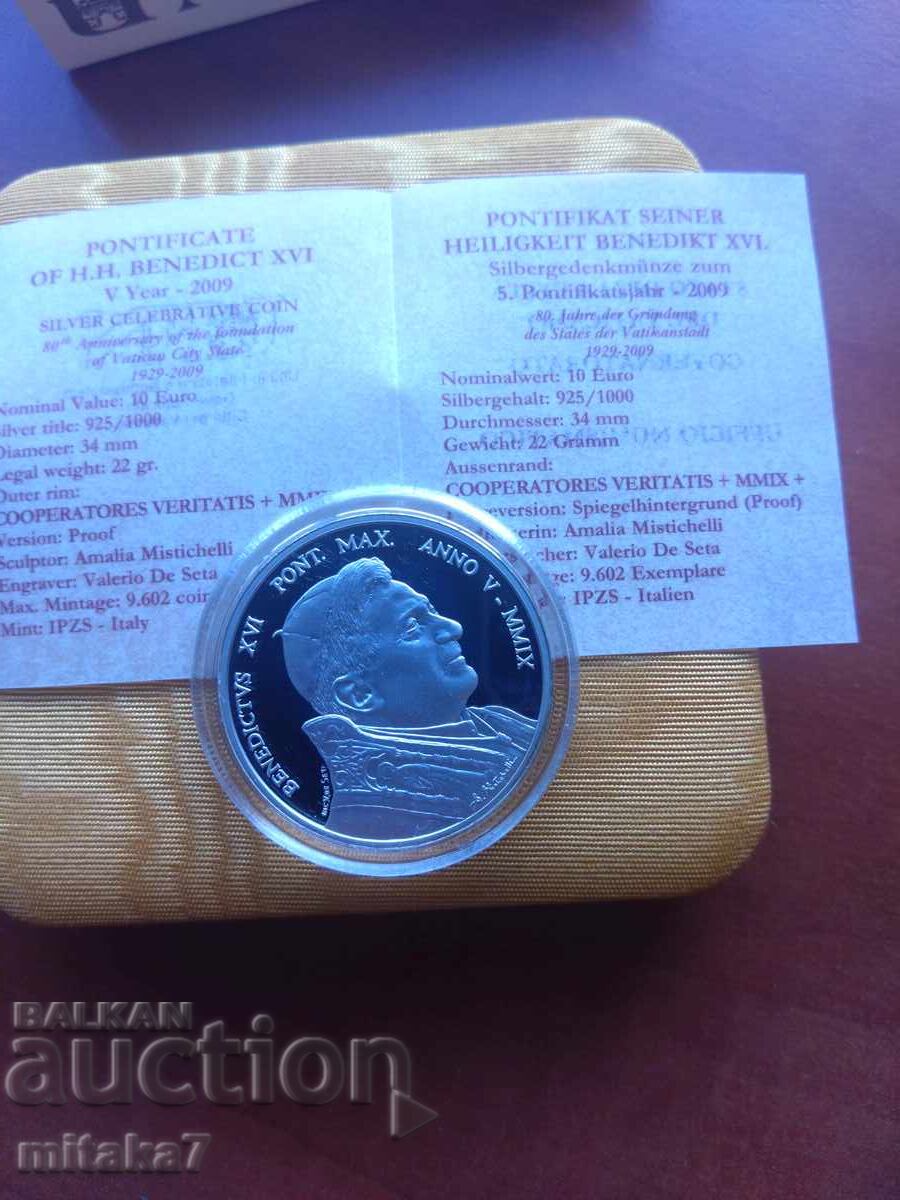 Livrarea 10 euro 2009, Vatican Livrarea 10 euro 2009, Vatican