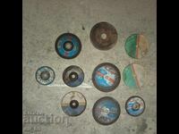 Large lot of angle grinder discs