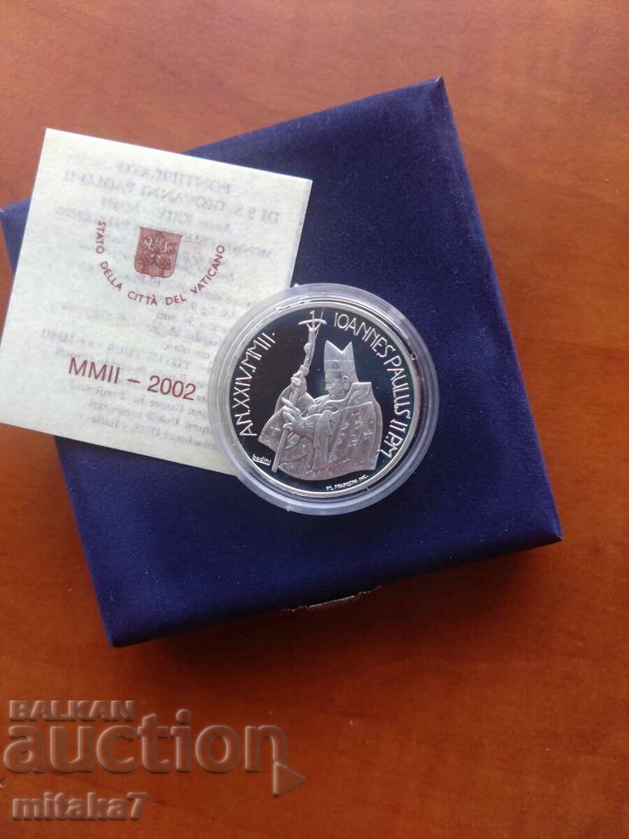 Аукцион 10 евро 2002 година, Ватикана