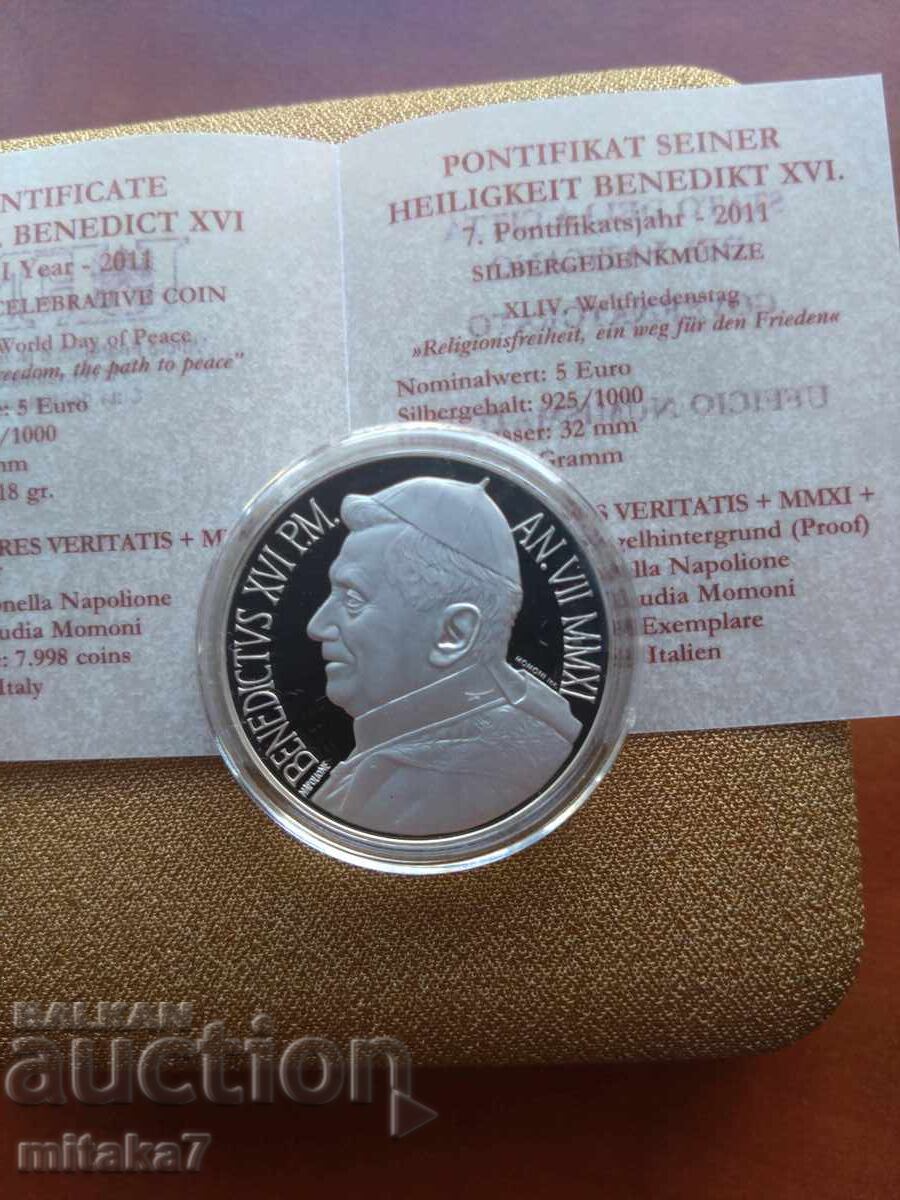 Παράδοση 5 ευρώ 2011, Βατικανό