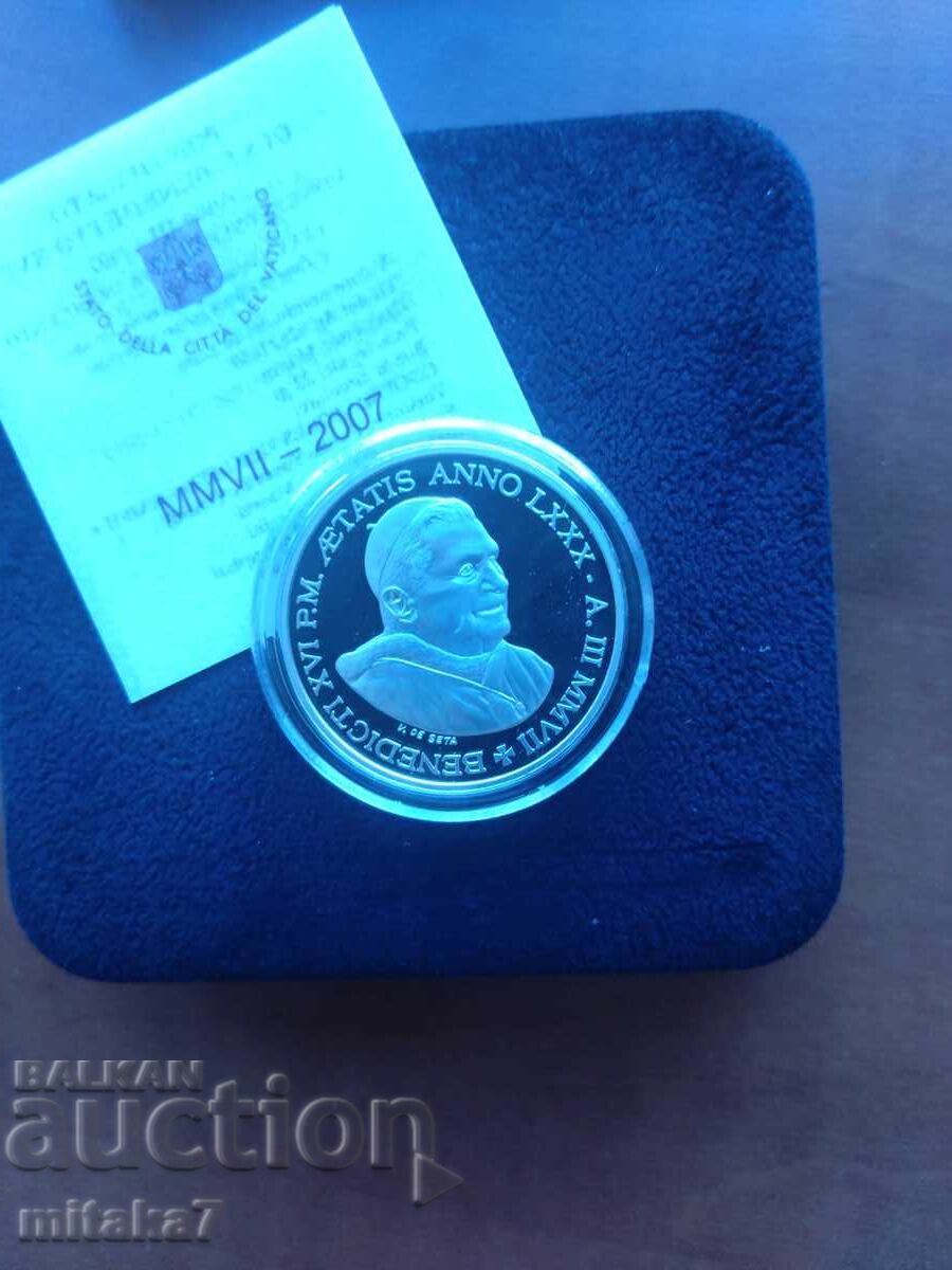 Licitație 10 euro 2007, Vatican Licitație 10 euro 2007, Vatican