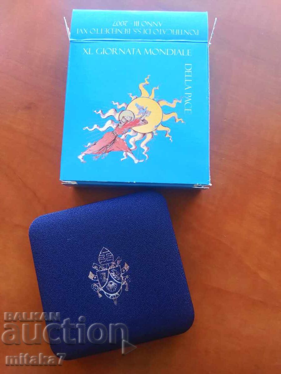 5 euro 2007, Vatican cu preț € 82.00 | 160.38 BGN 5 euro 2007, Vatican cu preț € 82.00 | 160.38 BGN