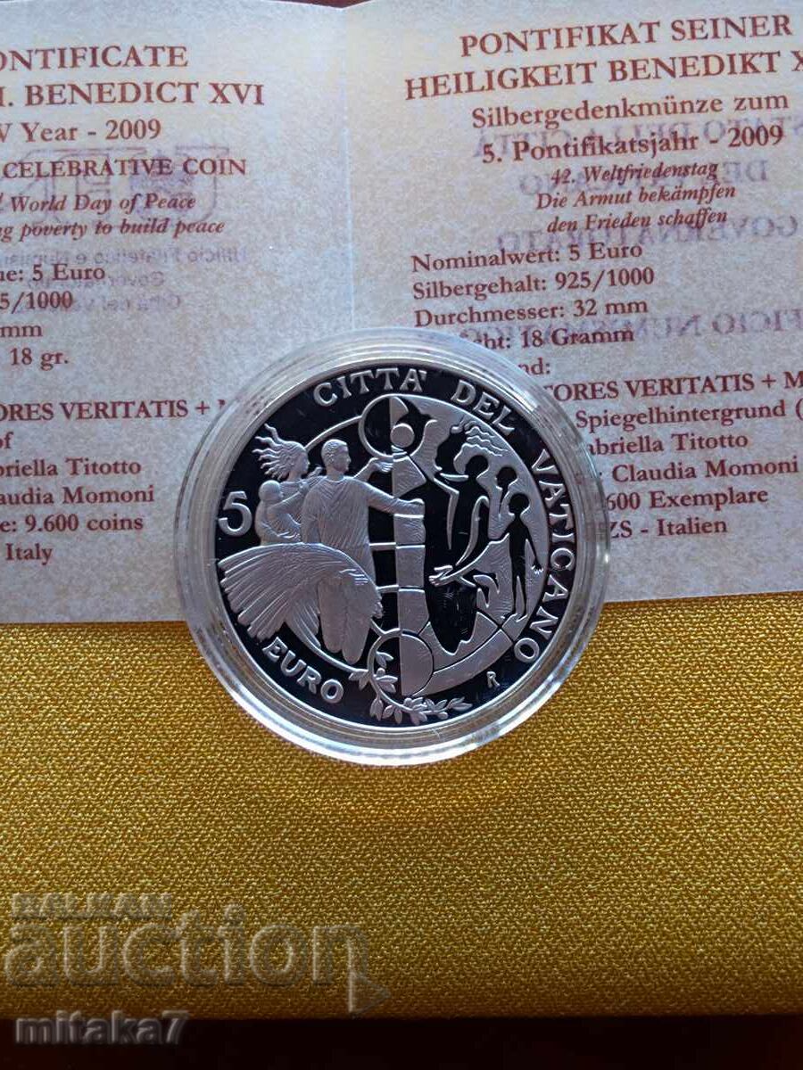 5 евро 2009 година, Ватикана - 5