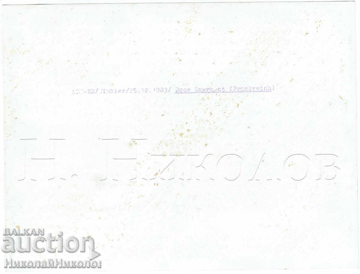 1983 ADN-ZB FOTOGRAFIE DE PRESĂ MUZICĂ ROSE LAURENS DEFECT J508 cu preț € 5.50 | 10.76 BGN