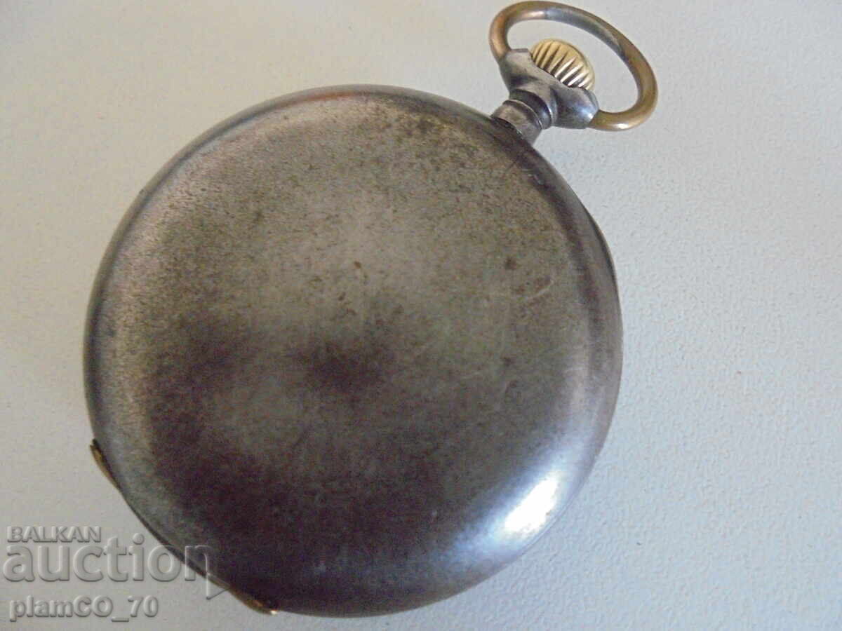 Δημοπρασία №*8563 Παλαιό ρολόι τσέπης – στρατιωτικό στυλ