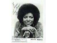 POLYDOR PHOTO MUSIC AUTOGRAPH GLORIA GAYNOR DEFECT J510