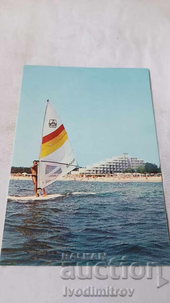 Postcard Albena Windsurfing 1988
