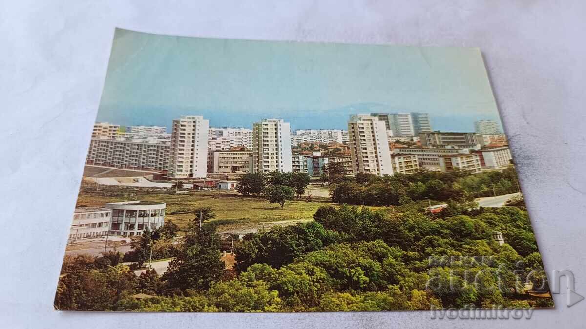 Ταχυδρομική κάρτα Μπουργκάς Συγκροτήματα κατοικιών Τολμπούχιν και Ιζγκρέβ