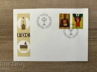 Liechtenstein - First Day Cover - Saints (1968)