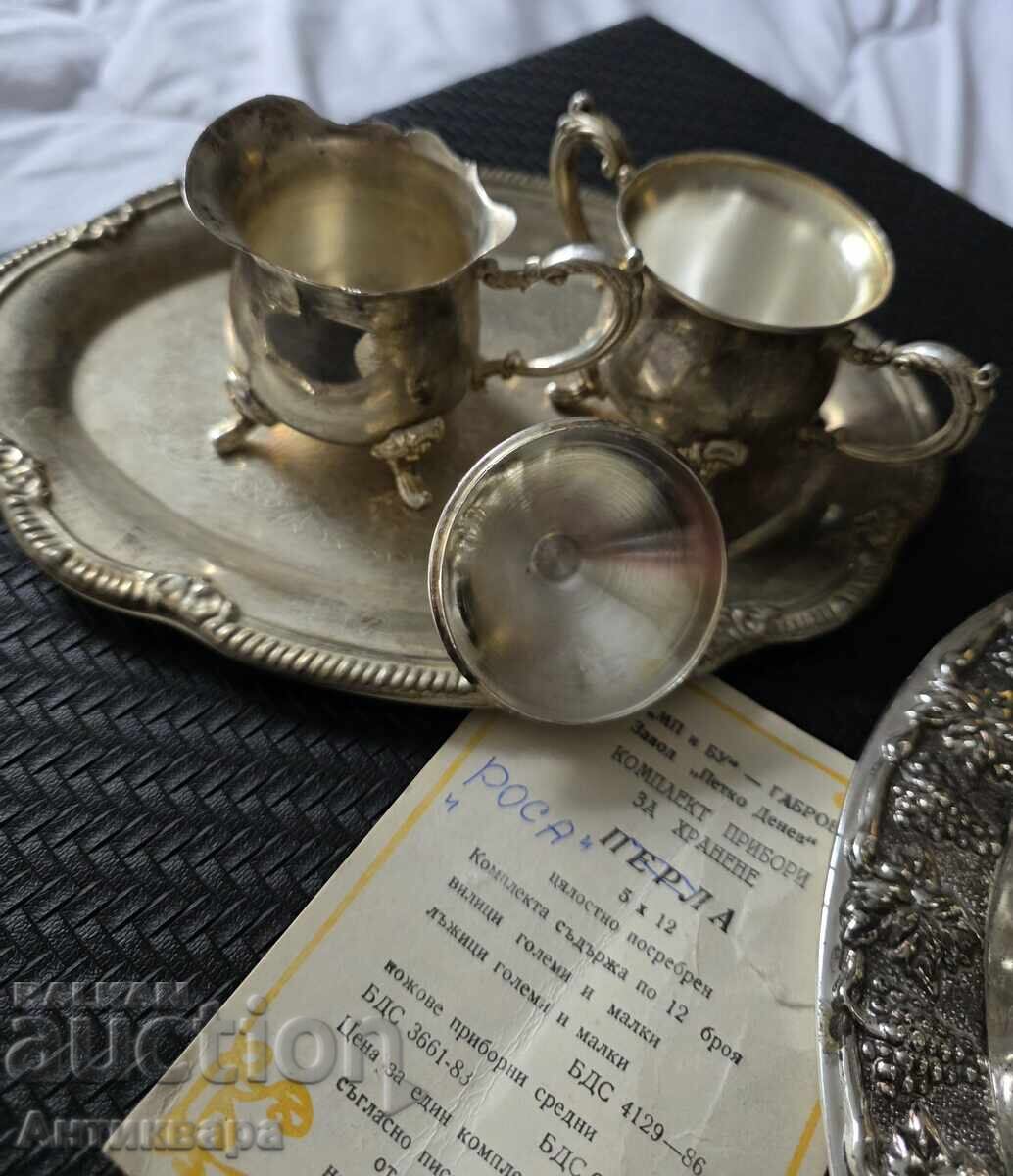 Cești, tăvi și zaharnițe argintate - 5