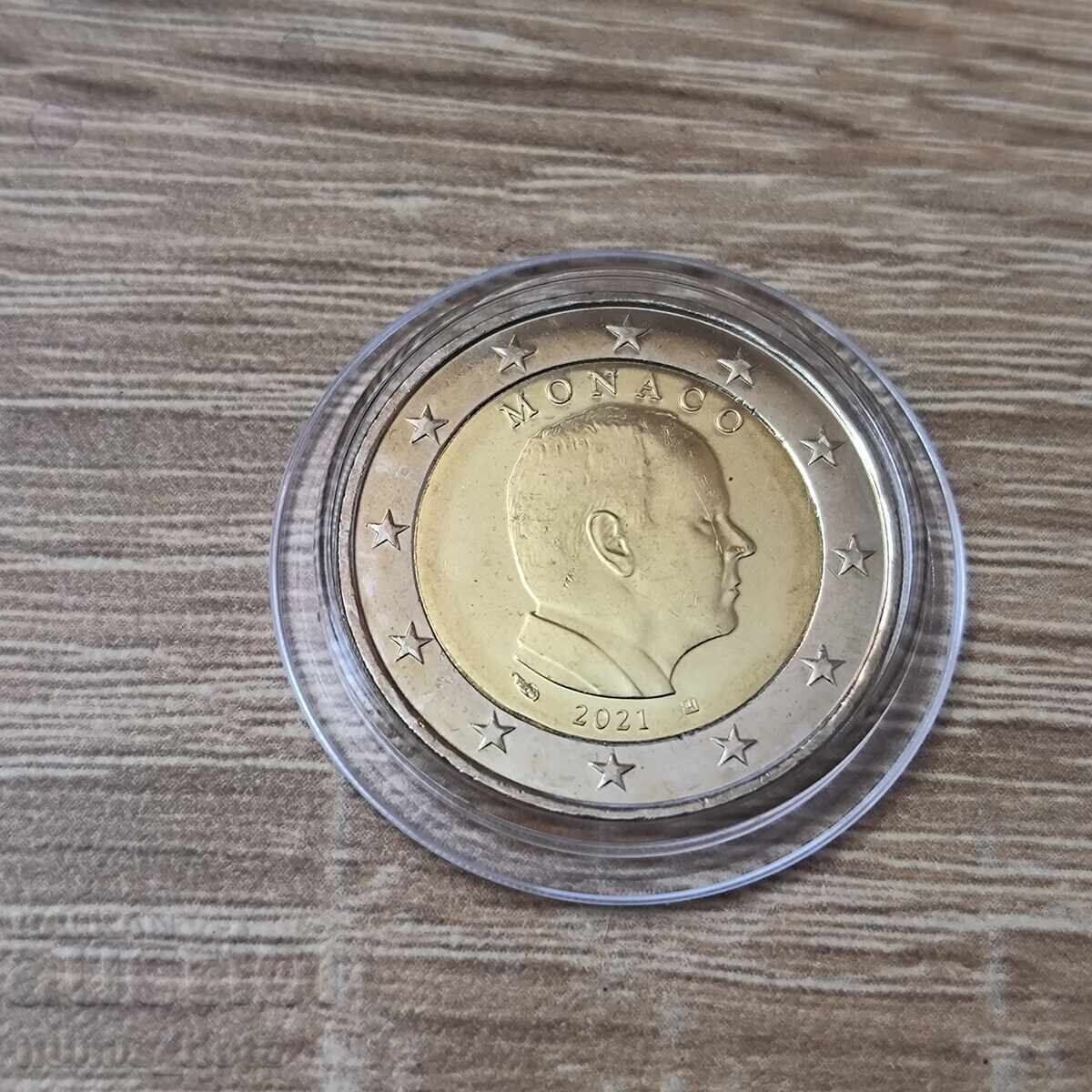 MONACO 2 euro 2021 UNC