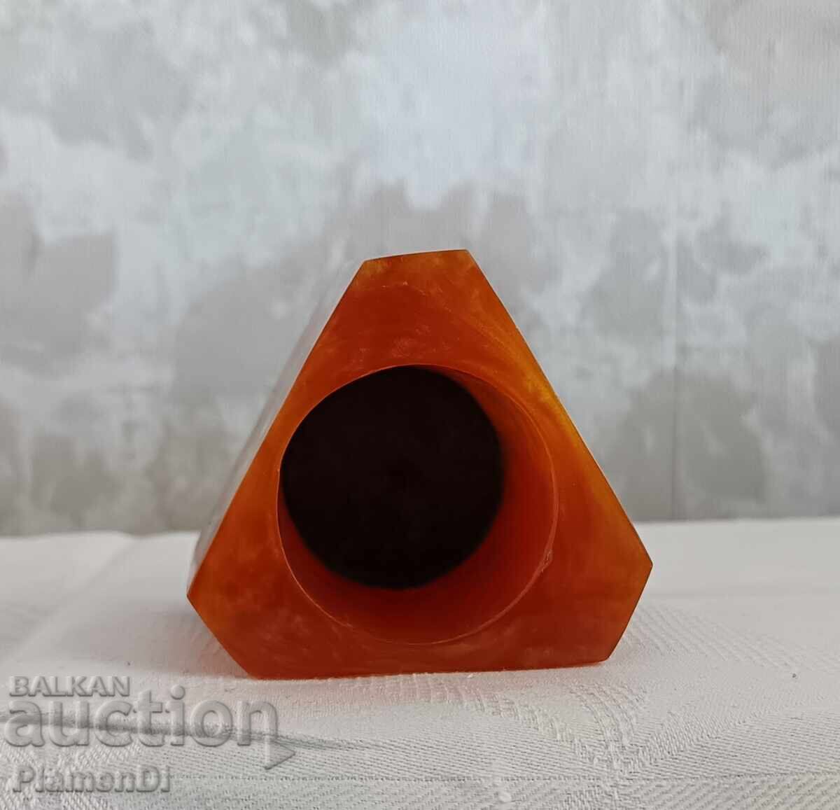 Παράδοση Vintage μολυβοθήκη, βάζο, σταχτοδοχείο για τσιγάρα από καταλίνη, βακελίτη