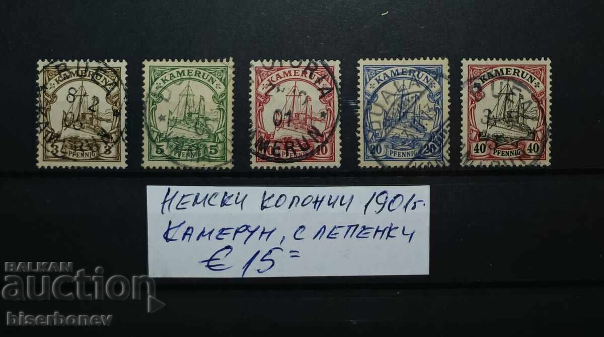 Германия, немски колонии, Камерун, 1901 г.