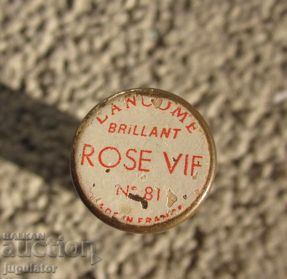 Cutie veche din bronz pentru ruj franțuzesc Lancome - 5