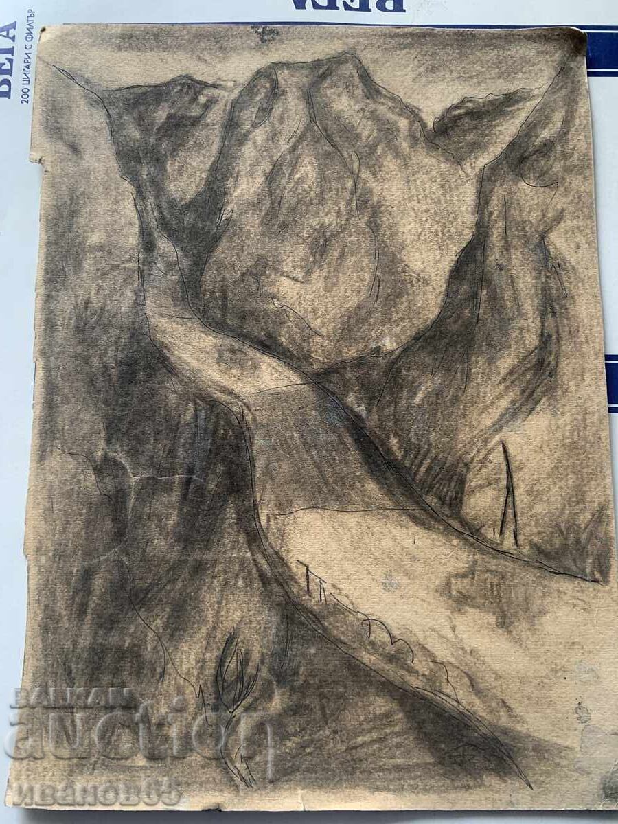 Ελαιογραφία ορεινού τοπίου με τιμή € 12.78 | 25.00 BGN