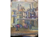 картина индустриален пейзаж