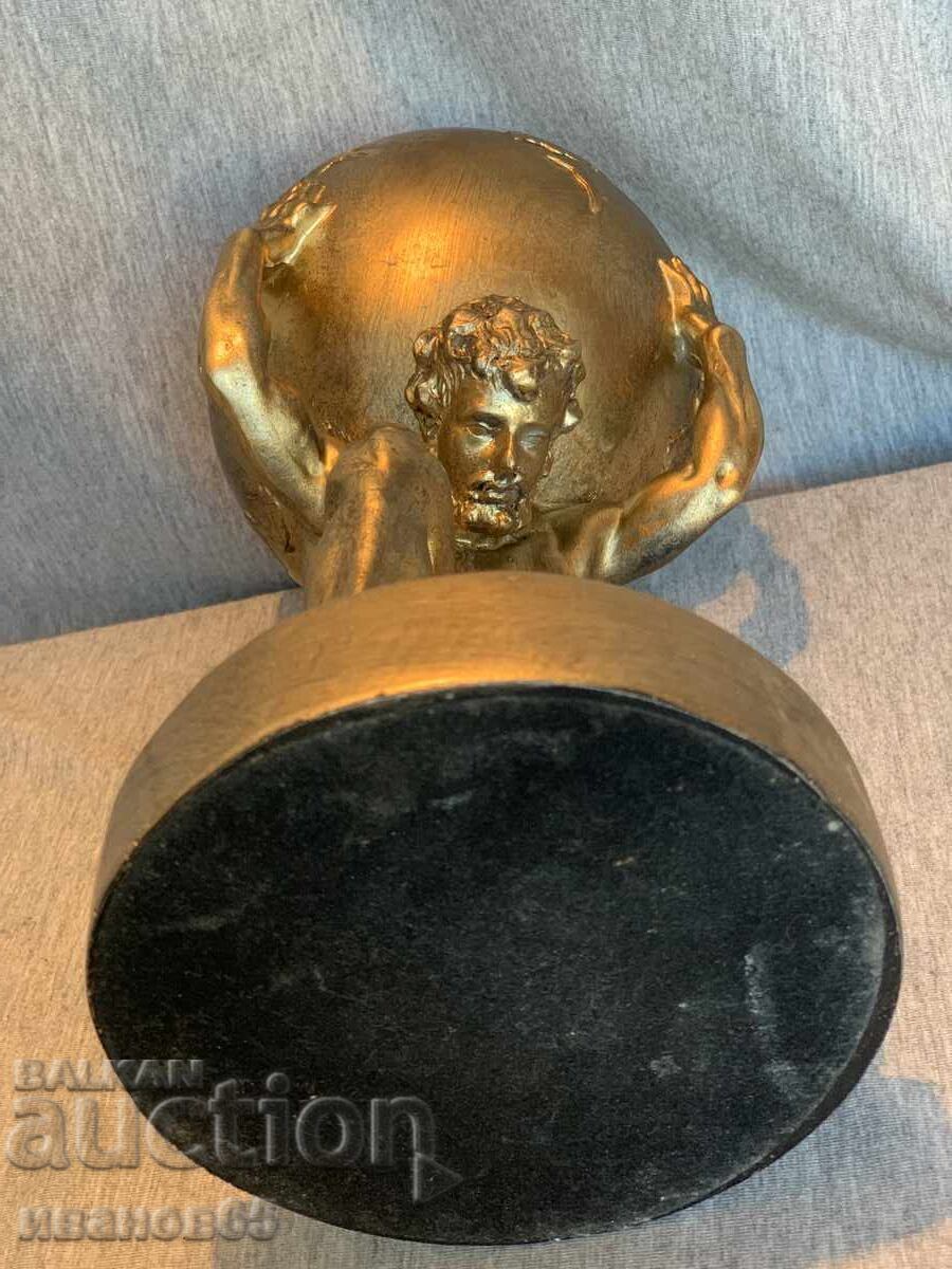 Sculptură Atlas Titan, ținând globul - 7 Sculptură Atlas Titan, ținând globul - 7