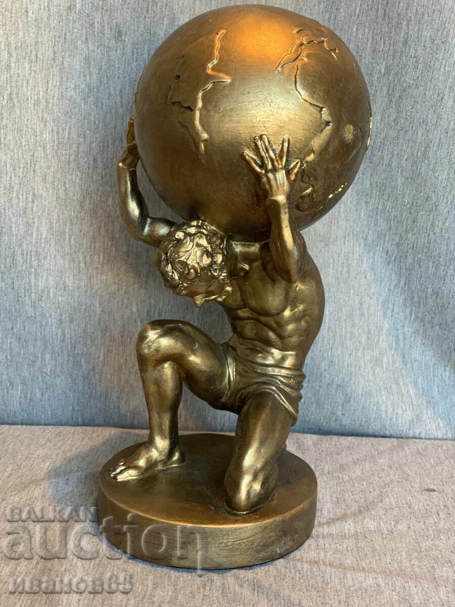 Sculptură Atlas Titan, ținând globul Sculptură Atlas Titan, ținând globul