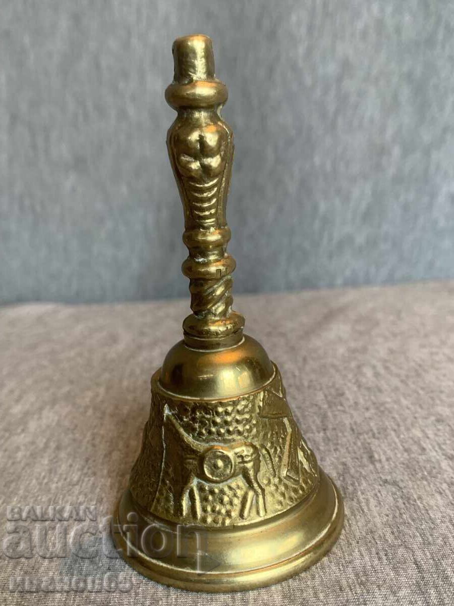 Brass Bell Decorated