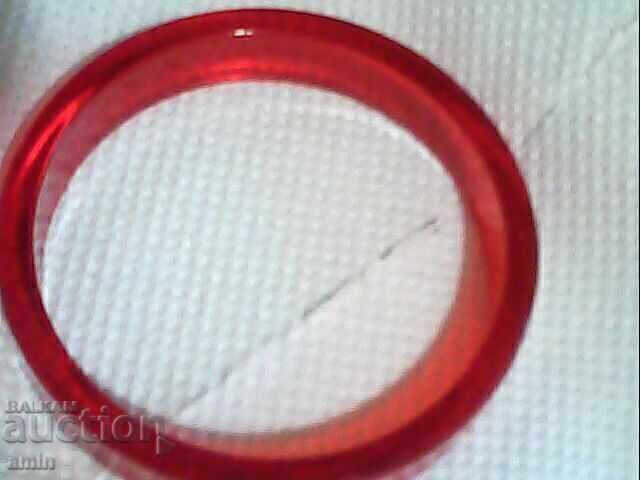 Brățară veche frumoasă din sticlă tip Murano robin - 5 Brățară veche frumoasă din sticlă tip Murano robin - 5