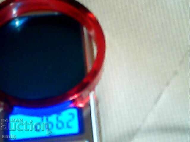 Brățară veche frumoasă din sticlă tip Murano robin - 6 Brățară veche frumoasă din sticlă tip Murano robin - 6