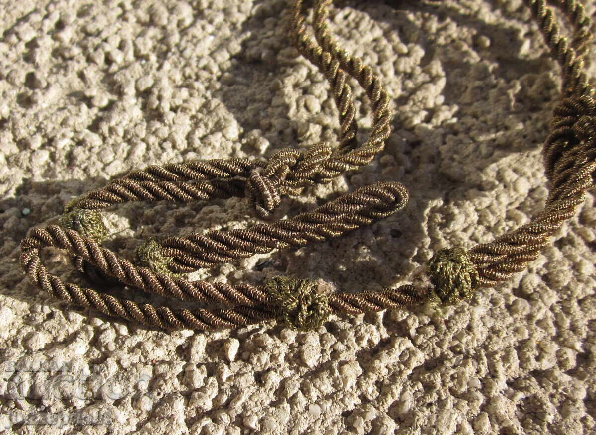 Licitație Șnur metalic (sârmă) pentru chipiu de soldat regal bulgar