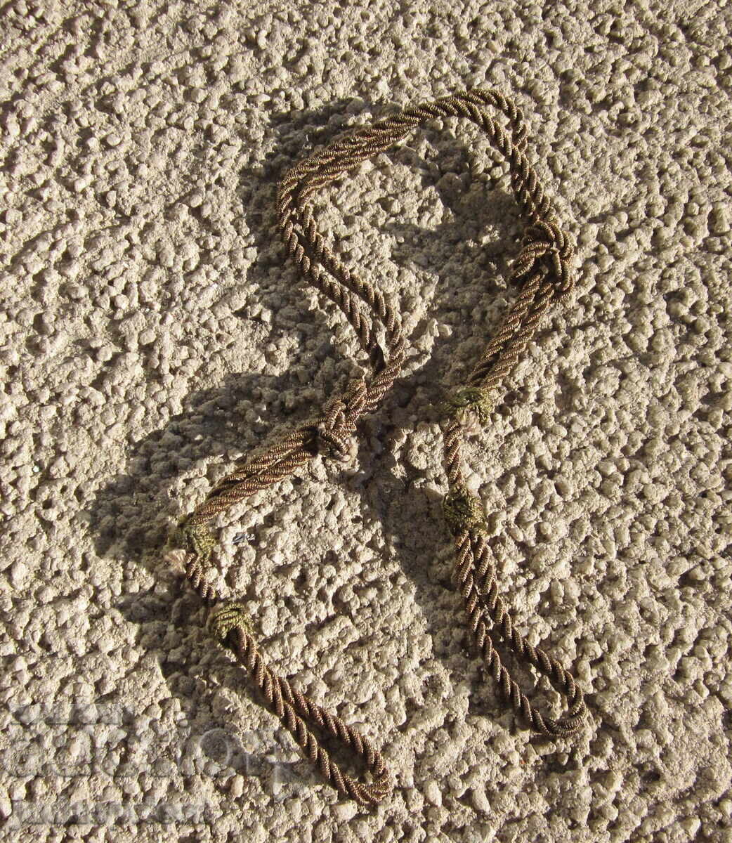 Șnur metalic (sârmă) pentru chipiu de soldat regal bulgar