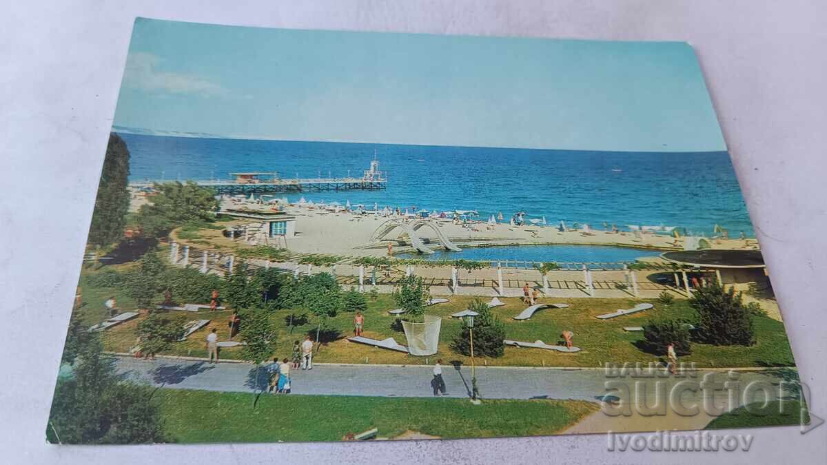 Carte poștală Nisipuri de aur Piscina pentru copii Carte poștală Nisipuri de aur Piscina pentru copii