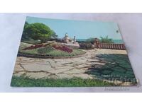 Пощенска картичка Поморие Морската градина