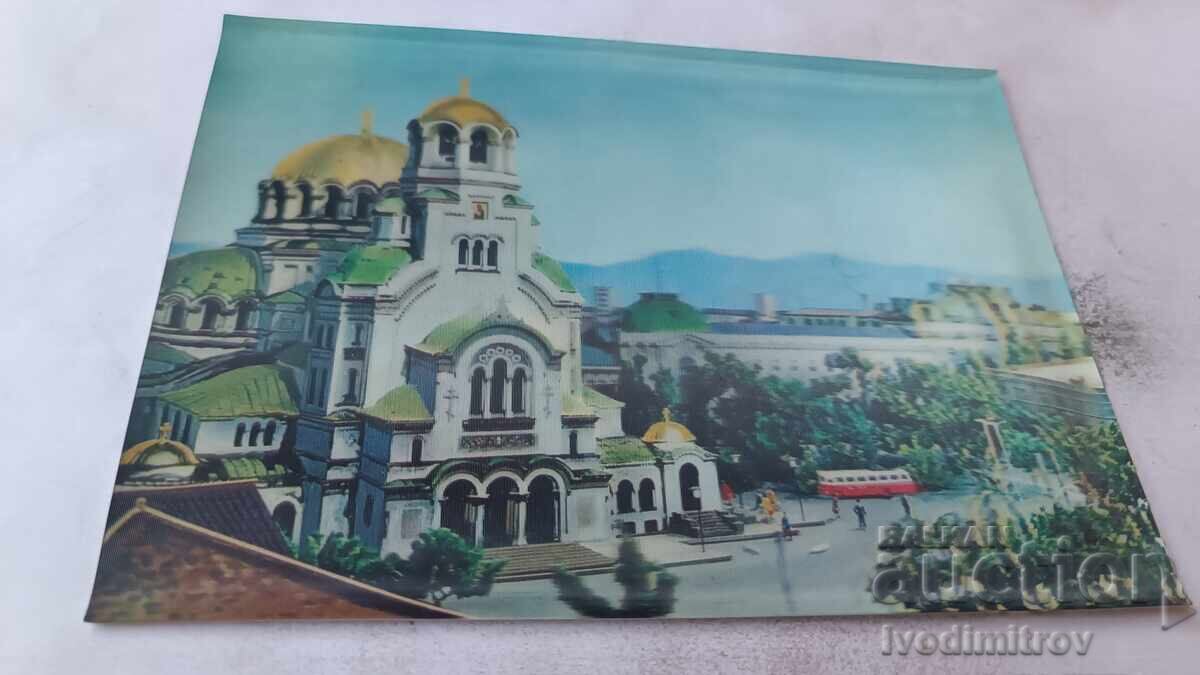 Στερεοκάρτα Σόφια Καθεδρικός Ναός Αλεξάνδρου Νιέφσκι 1968