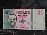 Τραπεζογραμμάτιο - Σουαζιλάνδη - 10 σμάλτο UNC | 2022