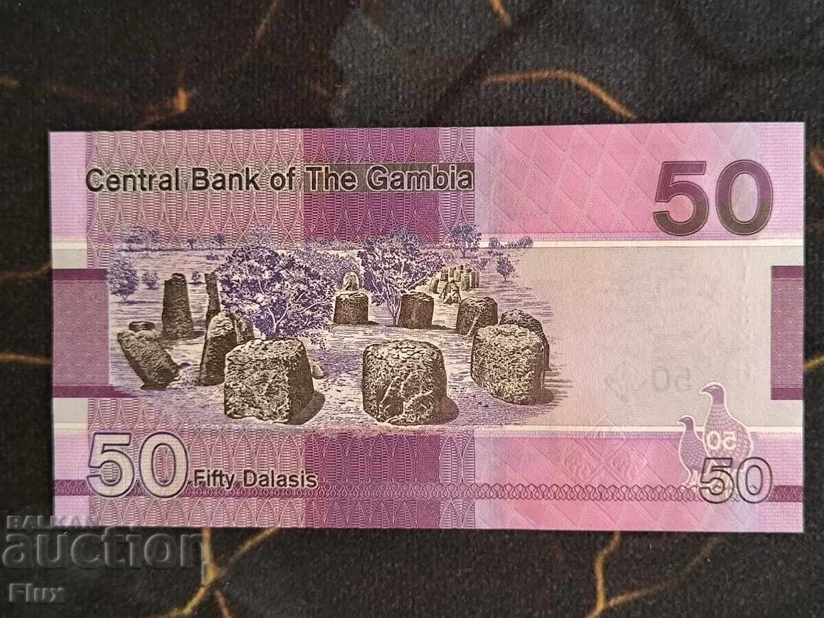 Τραπεζογραμμάτιο - Γκάμπια - 50 ντάλασι UNC | 2023 με τιμή € 5.00 | 9.78 BGN