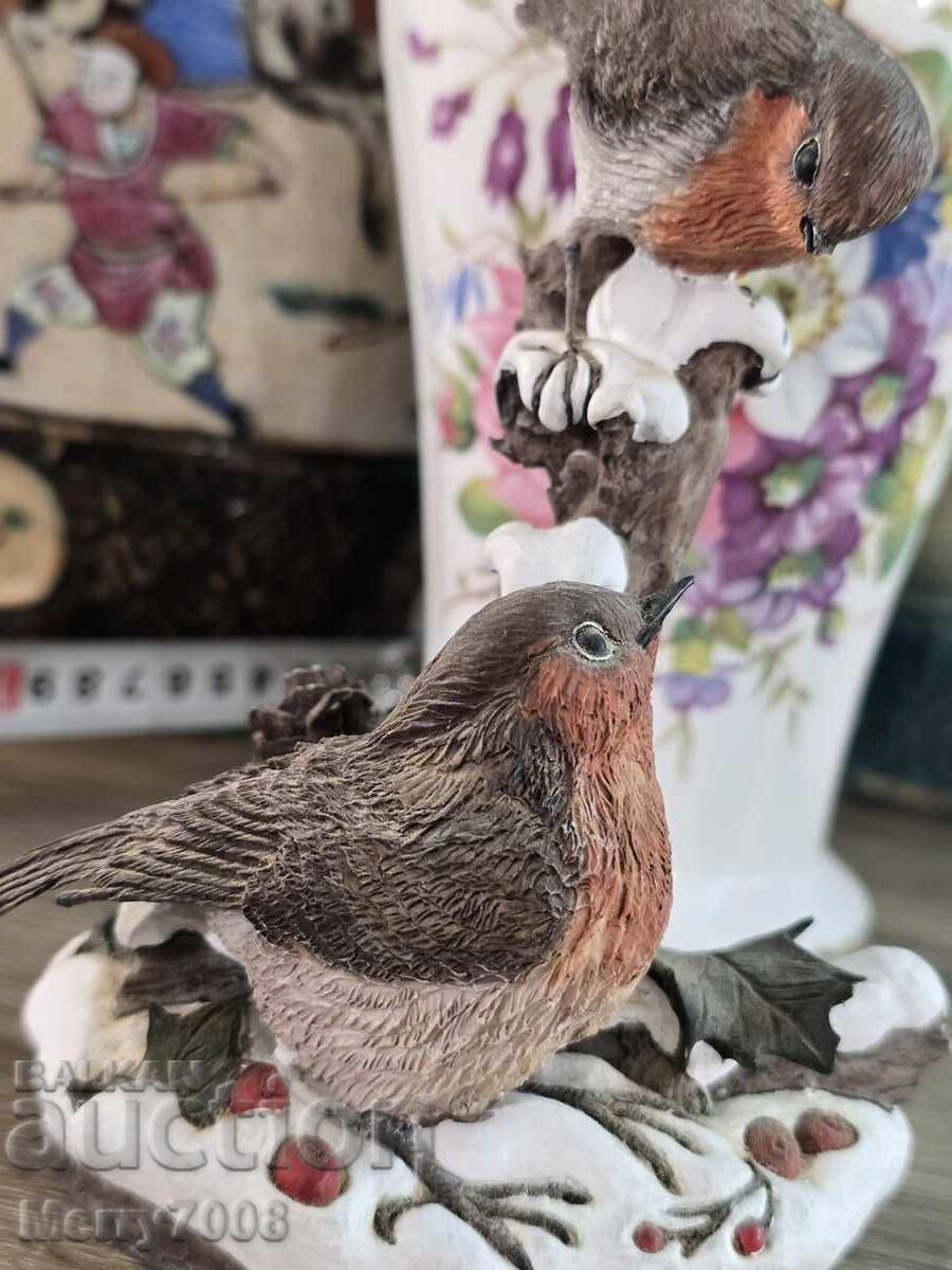 Figurină de colecție "Robins in Winter" de Ann Richmond!