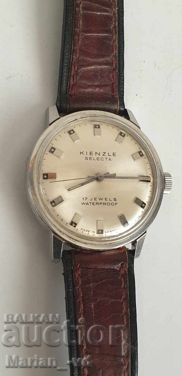 German vintage mechanical men's watch Kienzle Selecta - 6