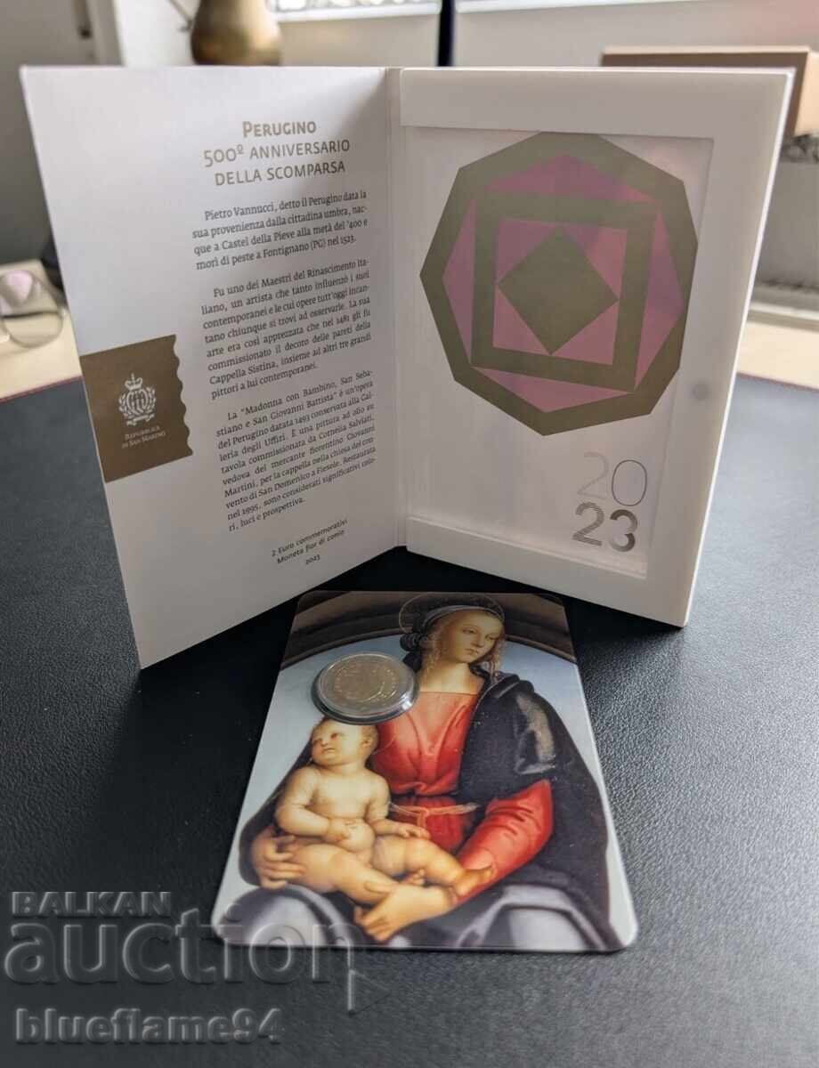 Δημοπρασία 2 Ευρώ Σαν Μαρίνο 2023 Περουτζίνο