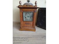 Antique German mantel clock with bell (circa 1900–1920)