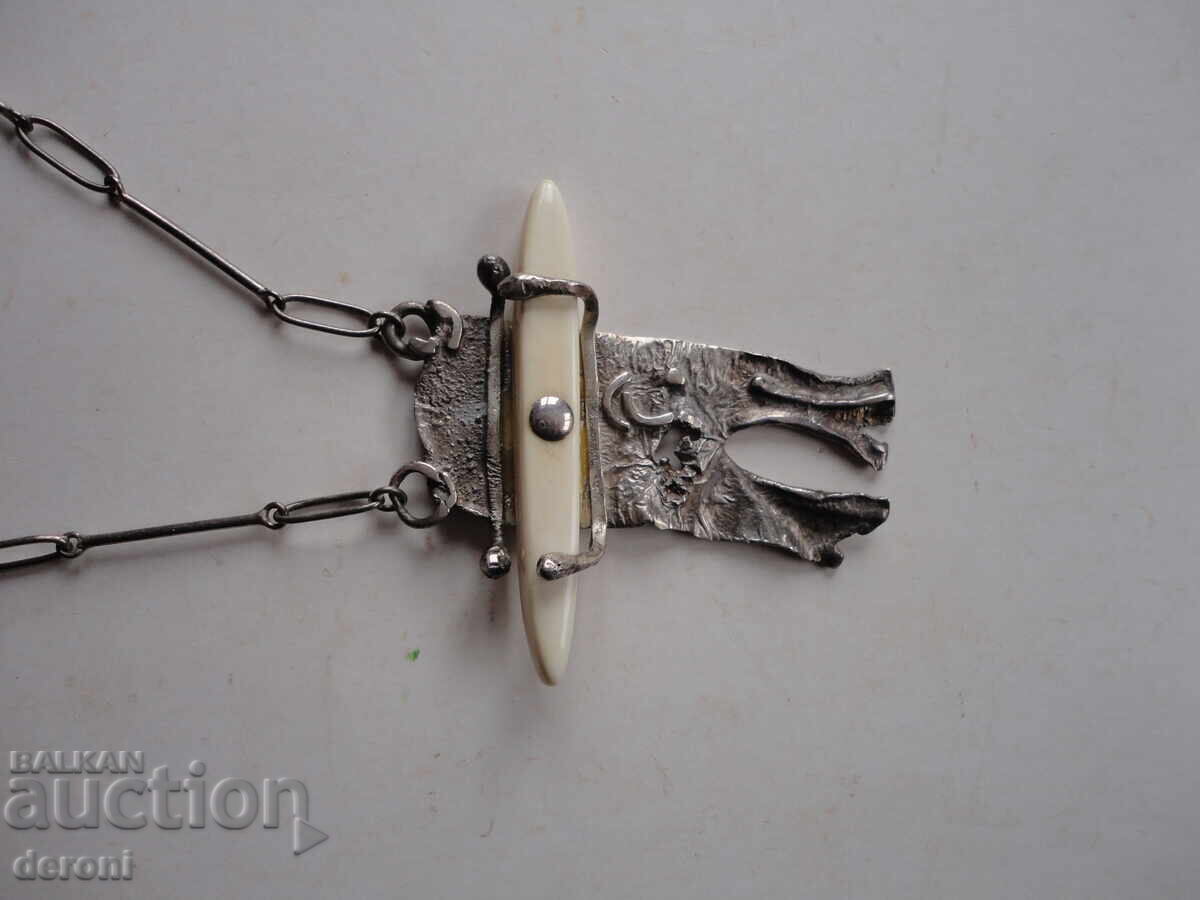 Auction  Designer silver necklace 9