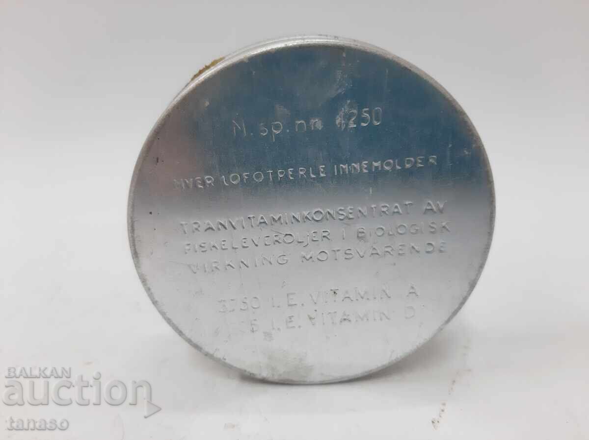 Δημοπρασία Β' Παγκόσμιος Πόλεμος - μεταλλικό κουτί από βιταμίνες (2.5)