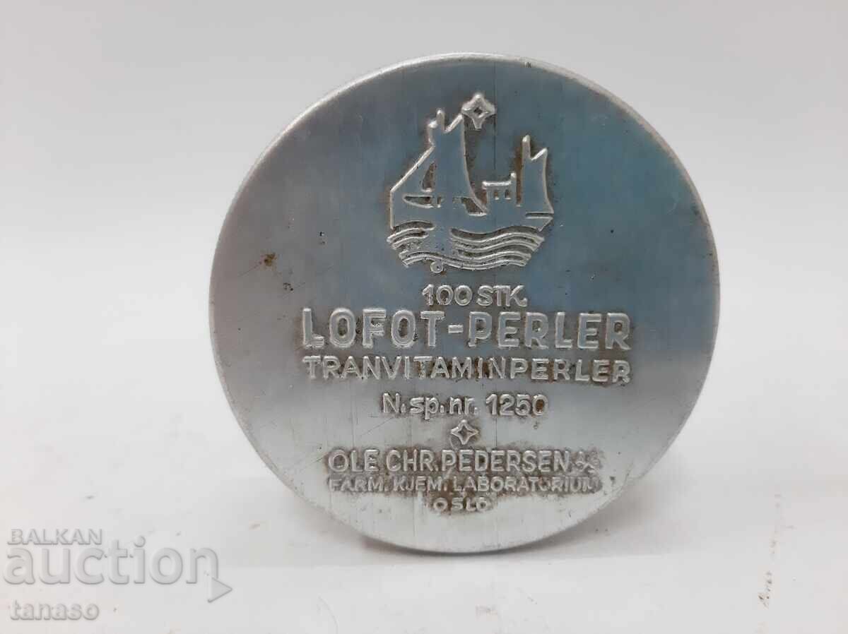 Β' Παγκόσμιος Πόλεμος - μεταλλικό κουτί από βιταμίνες (2.5)