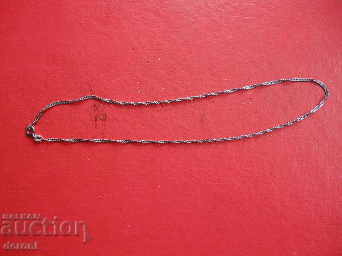 Доставка на Страхотна сребърна верижка колие 925 а Доставка на Страхотна сребърна верижка колие 925 а