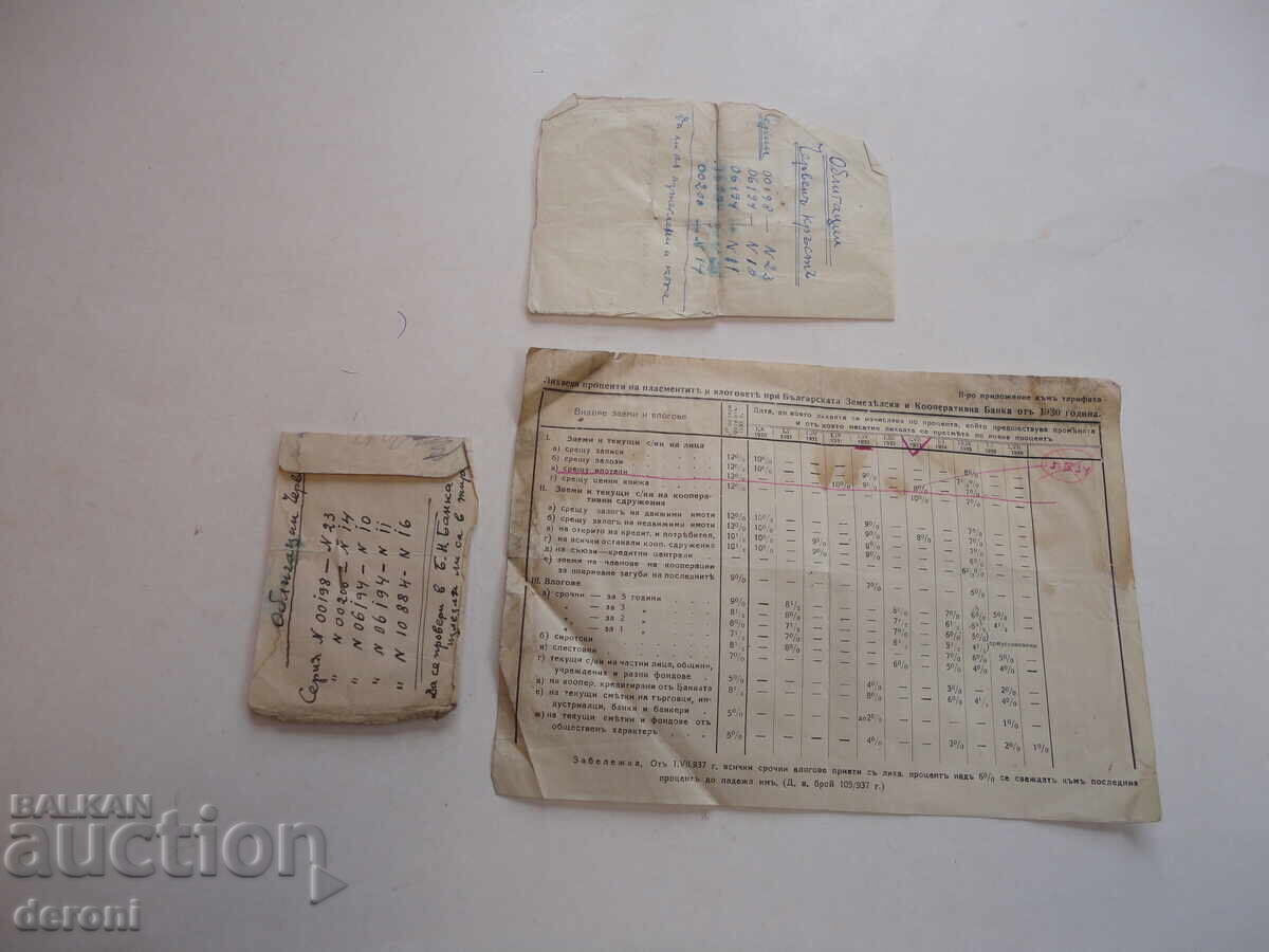 Царски банкерски документ 1930 - 6