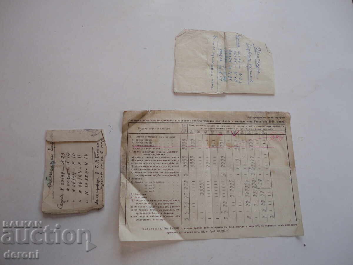 Царски банкерски документ 1930