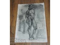 Стара голяма Майсторска Рисунка еротика голо тяло