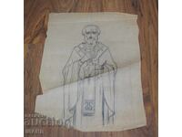 Vechi Maestru Desen creion pictograma sfânt