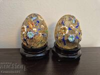 Ασημένια Αυγά Σμάλτο