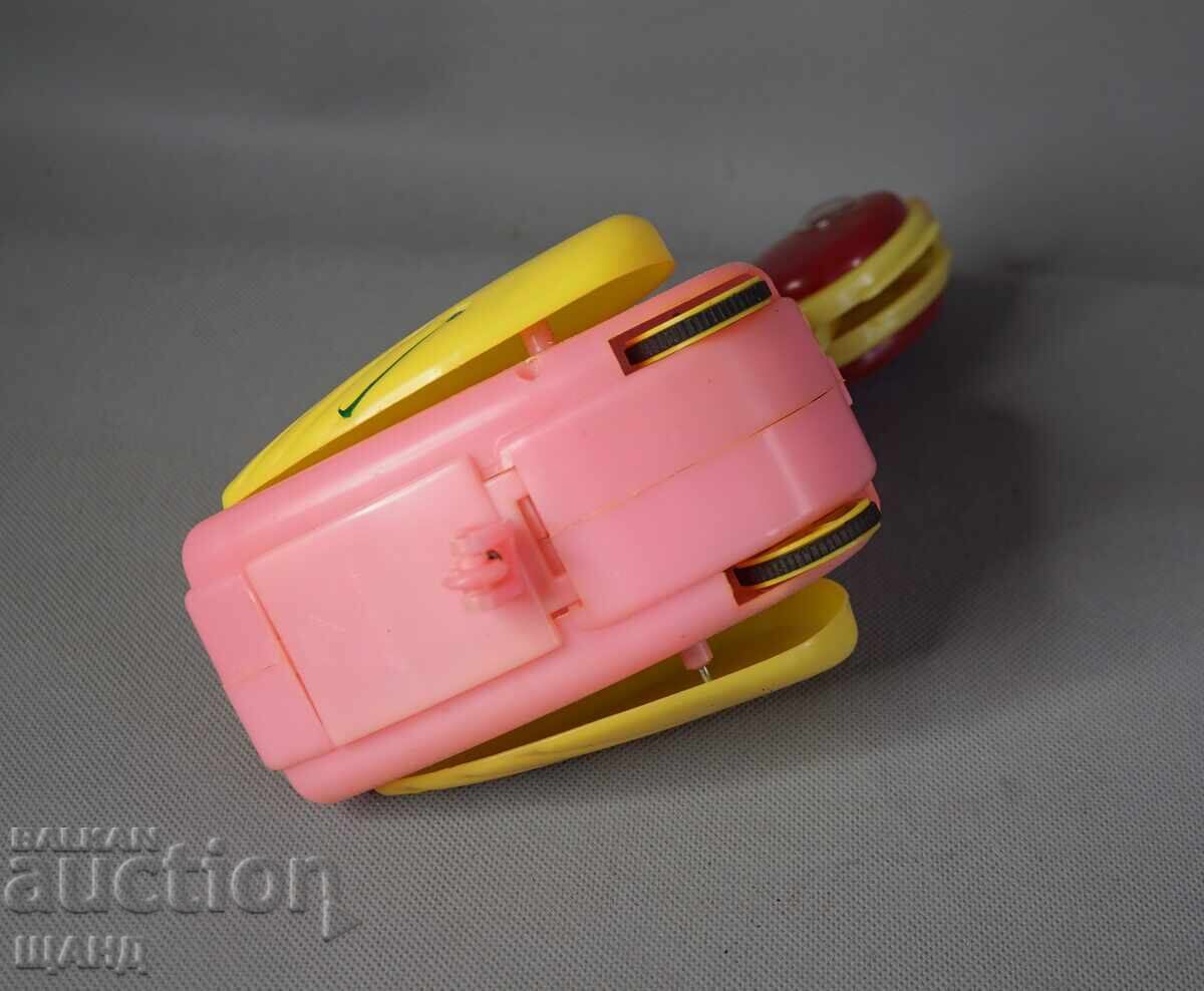 Jucărie chinezească veche din plastic, rață cu cutie - 5 Jucărie chinezească veche din plastic, rață cu cutie - 5