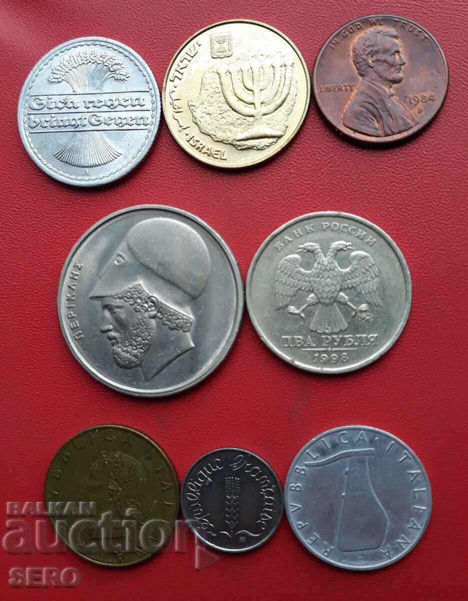 Смесен лот от 8 монети с цена € 0.51 | 1.00 лв.